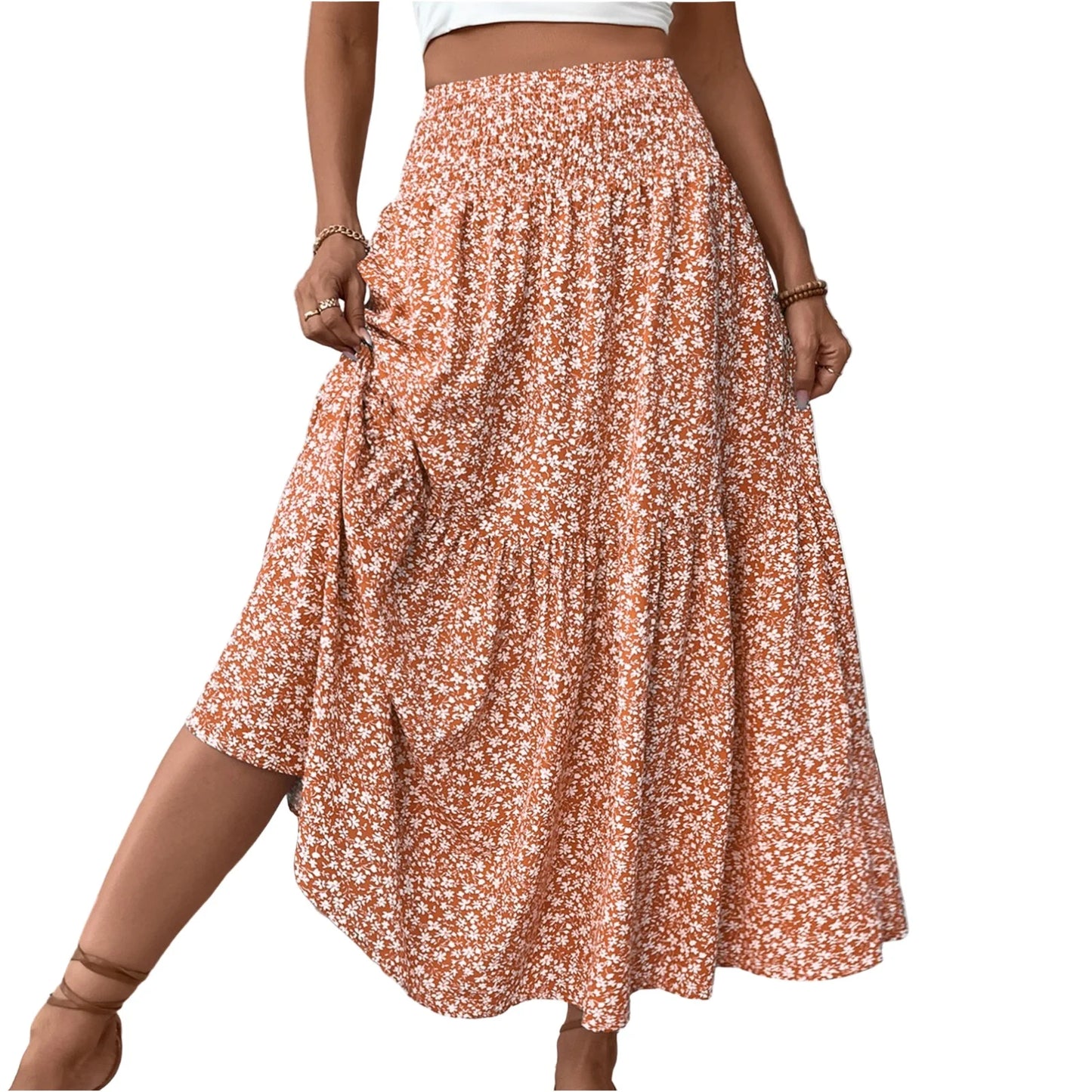 Elena Ditsy Floral Skirt