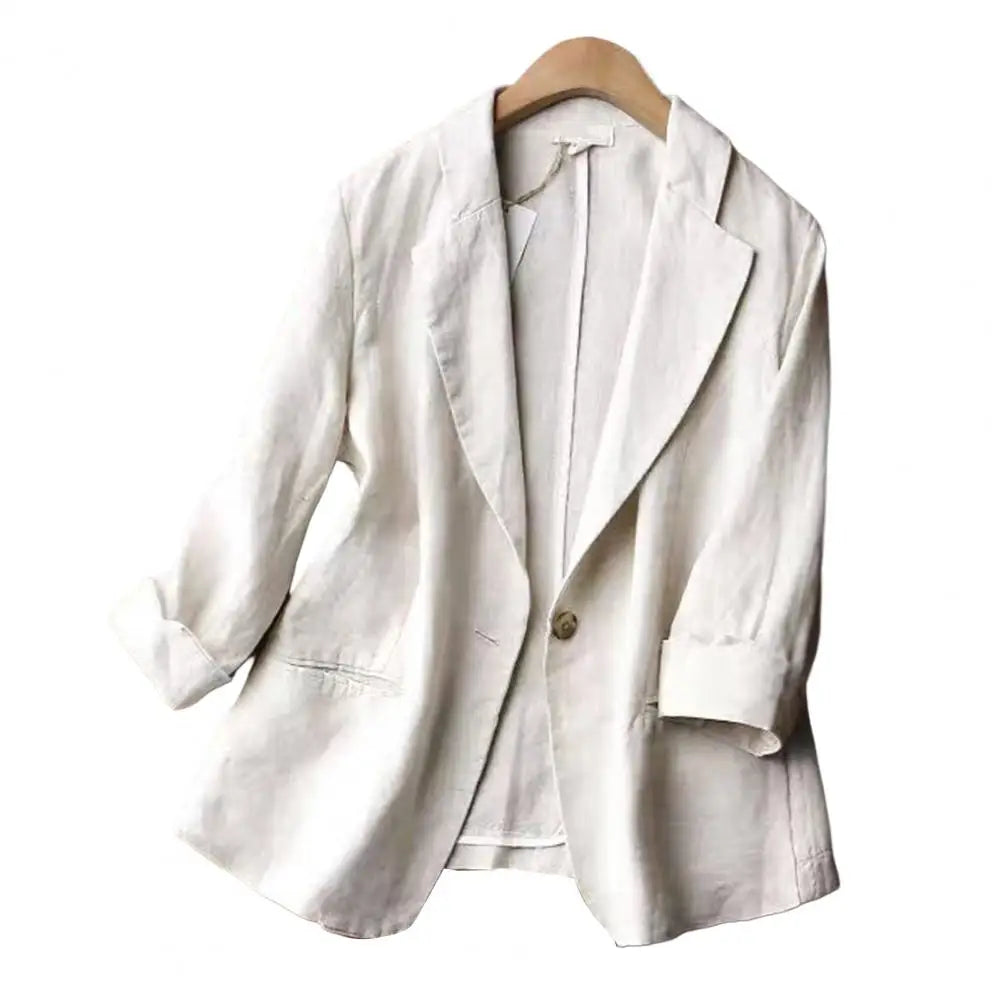 ALENA LINEN BLAZER