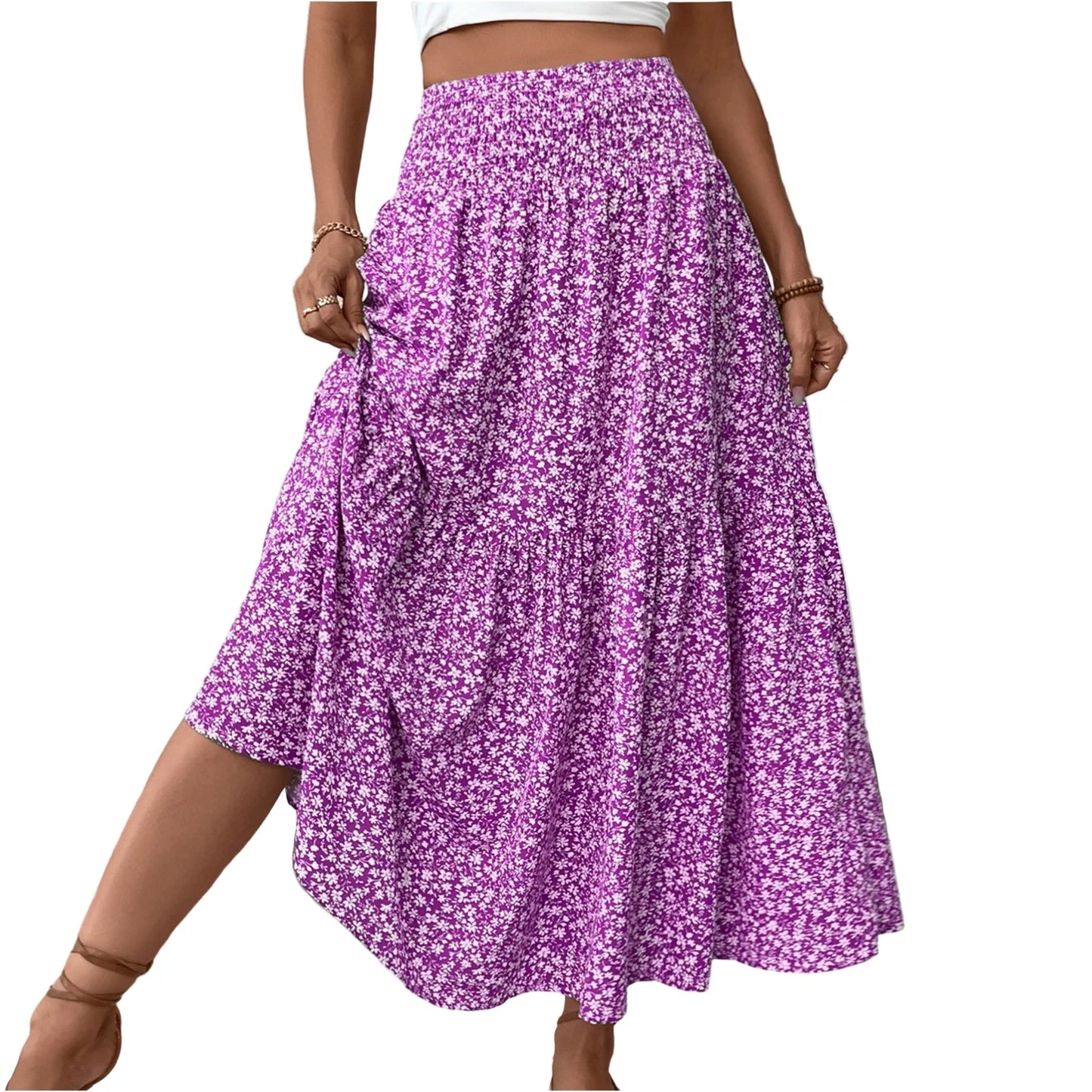 Elena Ditsy Floral Skirt