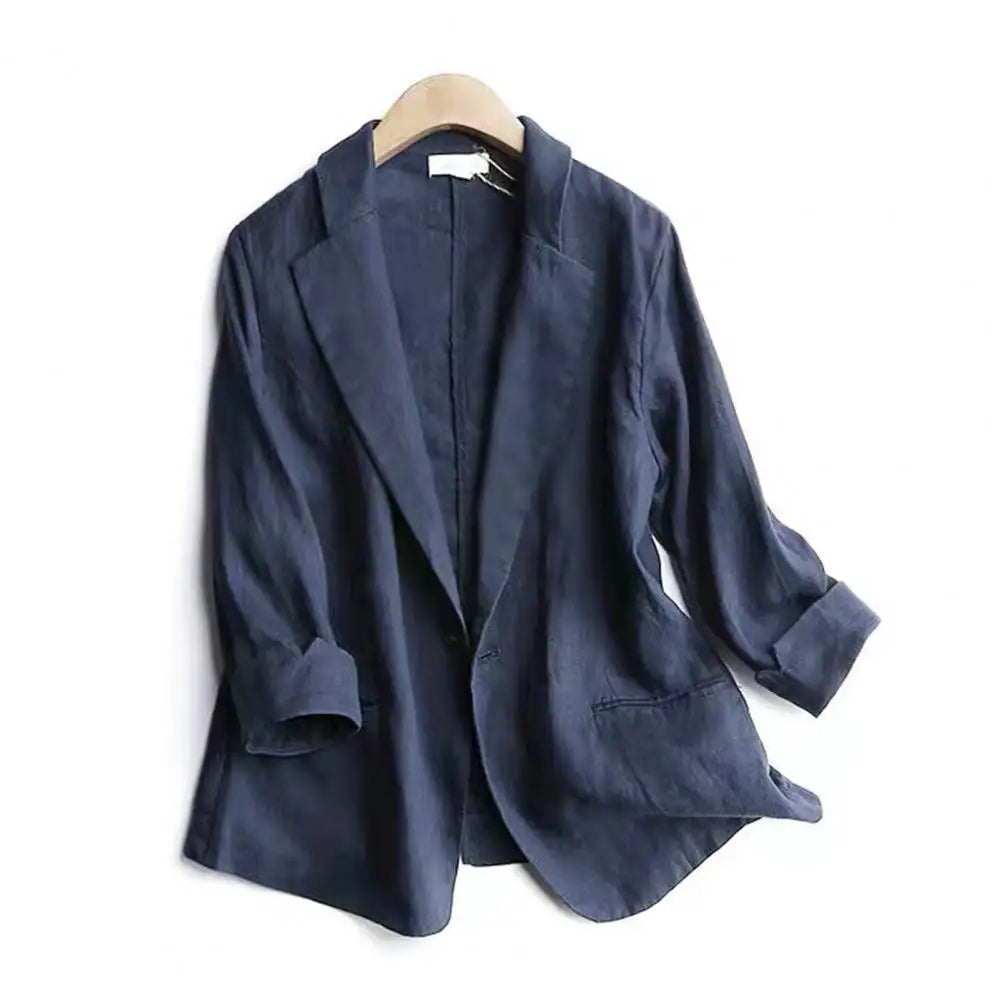 ALENA LINEN BLAZER