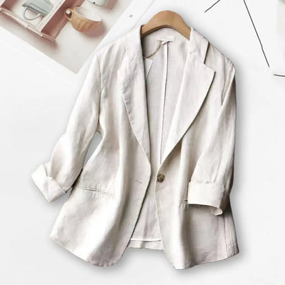ALENA LINEN BLAZER